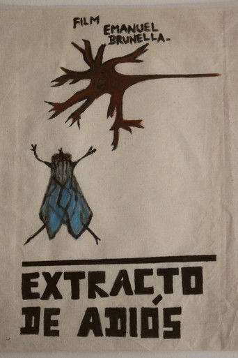 Extracto de adiós poster