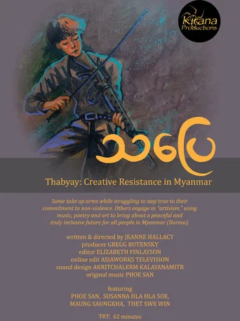 Movie poster for Thabyay: Creative Resistance in Myanmar (2025)
