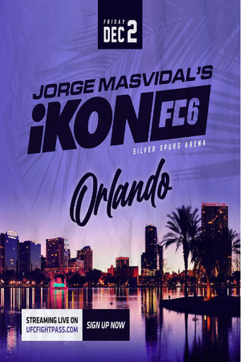 Movie poster for Jorge Masvidal's iKON FC 6: Lohsen vs. Williams (2022)