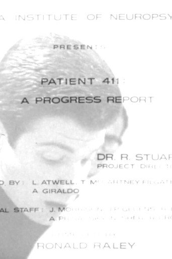 Movie poster for Patient 411: A Progress Report (1965)