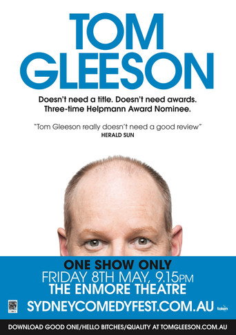 Movie poster for Tom Gleeson: Enmore (2015)