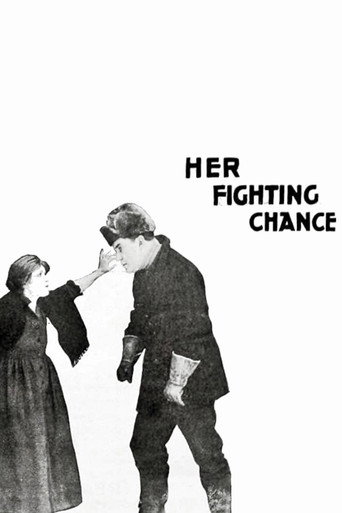 Movie poster for Her Fighting Chance (1917)