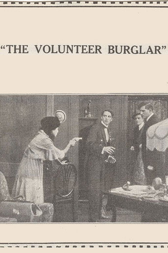 Movie poster for The Volunteer Burglar (1914)