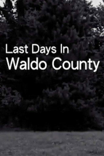 Movie poster for Last Days In Waldo County (2012)