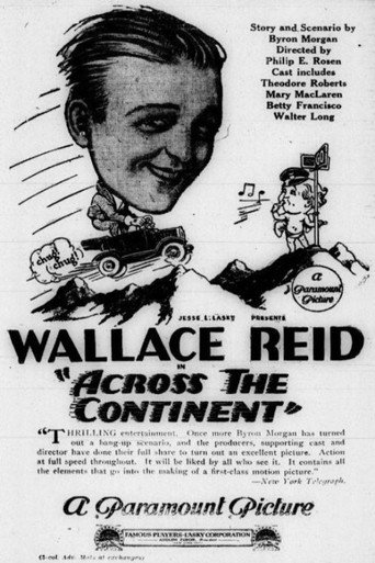 Movie poster for Across the Continent (1922)