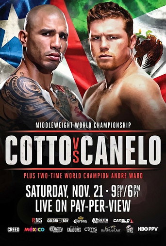Movie poster for Miguel Cotto vs. Canelo Álvarez (2015)