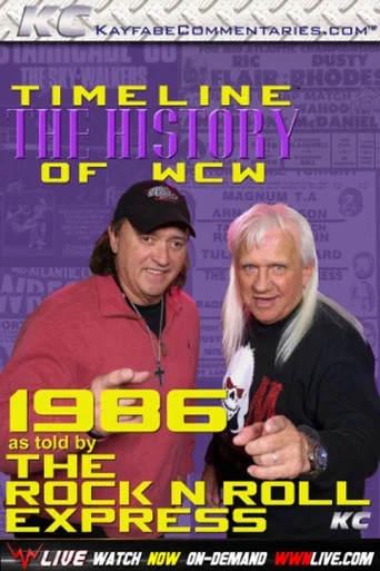 Movie poster for Timeline: The History of WCW – 1986 – As Told By The Rock 'n' Roll Express (2016)