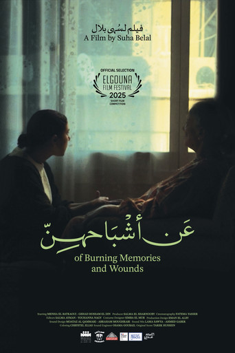 Movie poster for Of Burning Memories & Wounds (2025)