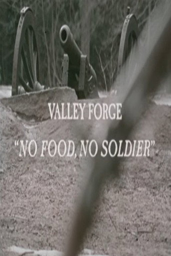 Movie poster for Valley Forge: "No Food, No Soldier" (1971)