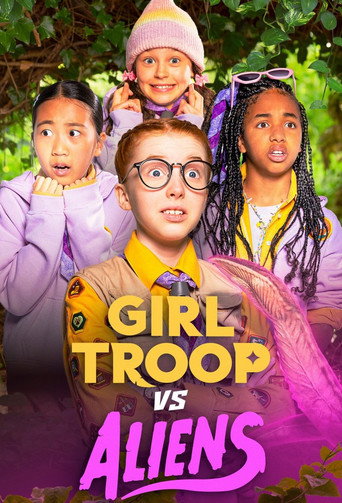 Series poster for Girl Troop vs Aliens (2026)