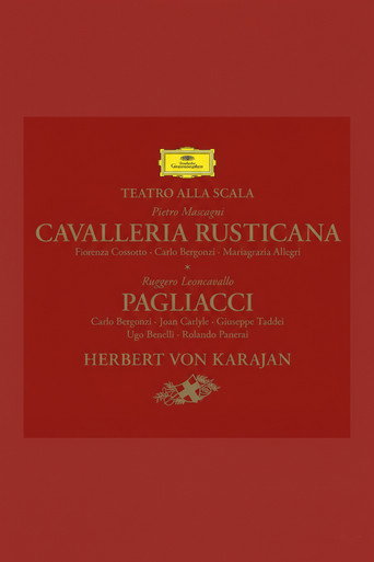 Movie poster for Mascagni: Cavalleria rusticana & Leoncavallo: Pagliacci (2018)