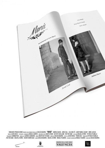 Menú poster