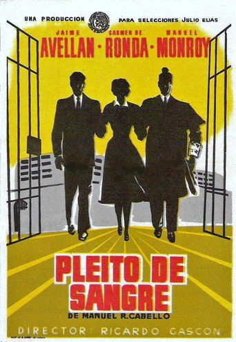 Movie poster for Pleito de sangre (1956)
