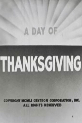 A Day Of Thanksgiving poster