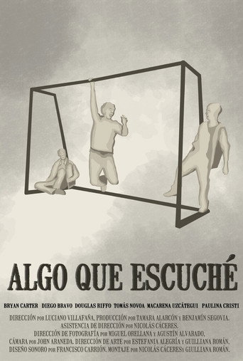 Movie poster for Algo que escuché (2024)
