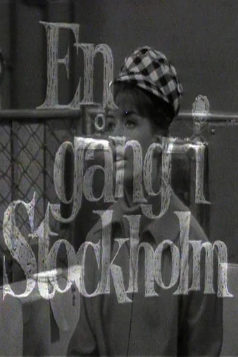 Movie poster for En gång i Stockholm (1963)
