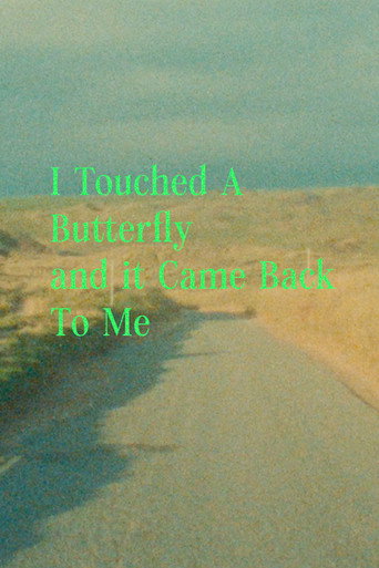 Movie poster for I Touched A Butterfly and It Came Back to Me