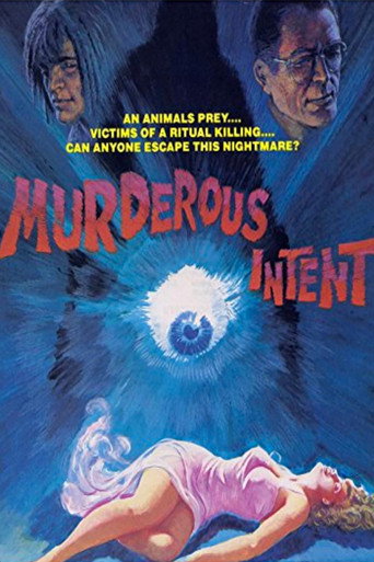 Movie poster for Murderous Intent (1986)