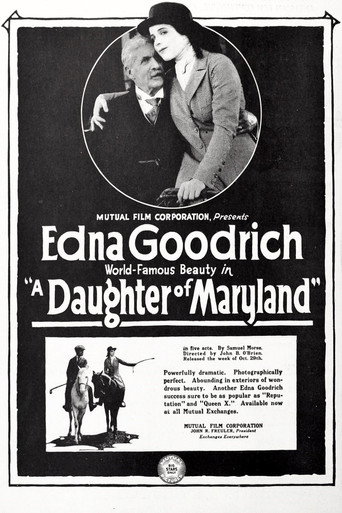 Movie poster for A Daughter of Maryland (1917)