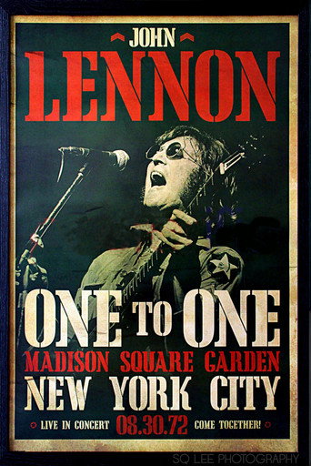 Movie poster for The One to One Concert (1972)