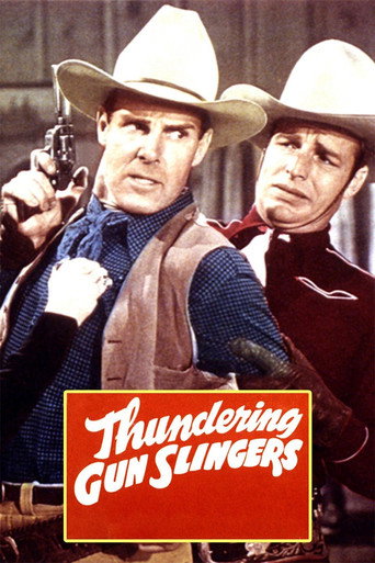 Movie poster for Thundering Gun Slingers (1944)