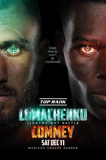 Movie poster for Vasyl Lomachenko vs. Richard Commey (2021)
