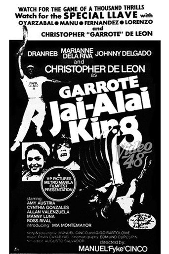 Movie poster for Drigo Garrote: Jai Alai King (1978)