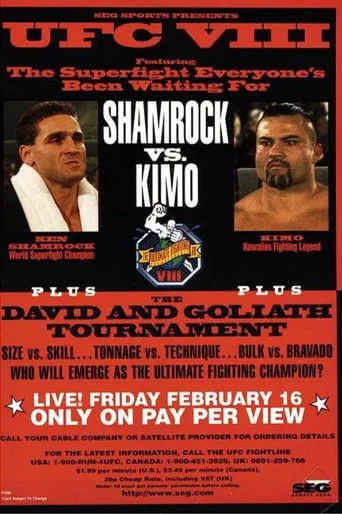 Movie poster for UFC 8: David vs. Goliath (1996)