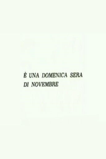 È una domenica sera di novembre poster