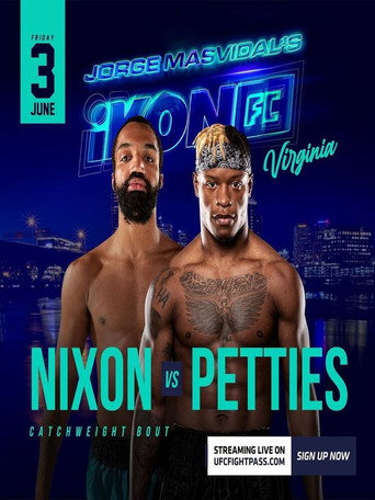 Movie poster for Jorge Masvidal's iKON FC 3: Nixon vs. Petties (2022)