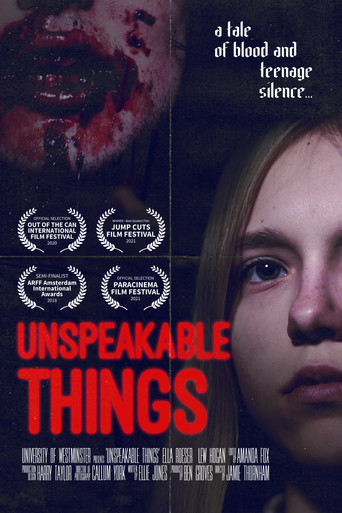 Movie poster for Unspeakable Things (2021)