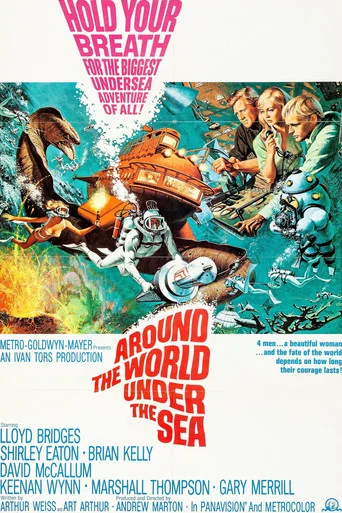 Movie poster for Around the World Under the Sea (1965)