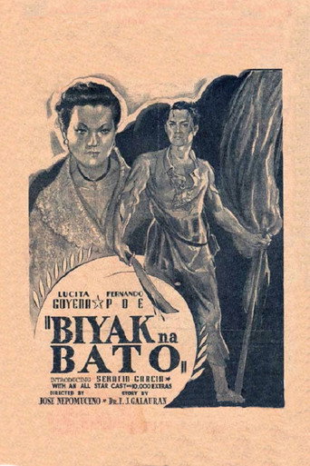 Movie poster for Biyak na Bato (1939)