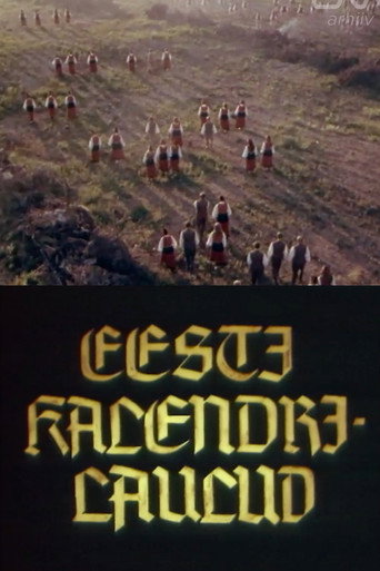 Movie poster for Estonian Calendar Songs (1973)
