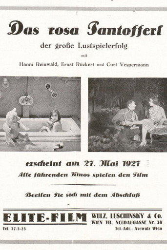 Movie poster for Das rosa Pantöffelchen (1927)