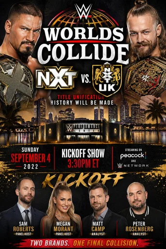 Movie poster for WWE Worlds Collide: NXT vs. NXT UK Kickoff (2022)