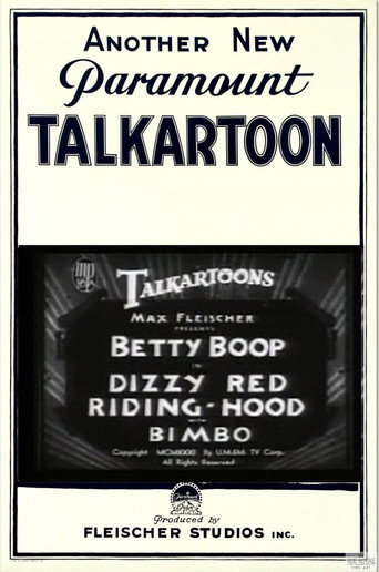 Movie poster for Dizzy Red Riding-Hood (1931)