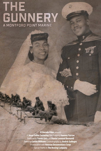 Movie poster for The Gunnery:  A Montford Point Marine (2023)