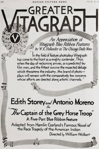 Movie poster for The Captain of the Grey Horse Troop (1917)