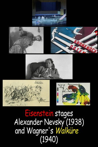 Sergej Eisenstein Stages Alexander Newski (1938) and Wagner‘s Walküre (1940) poster