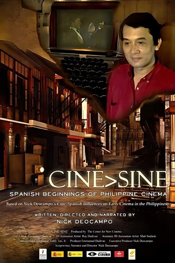 Movie poster for Cine/Sine: Spanish Beginnings of Philippine Cinema (2012)