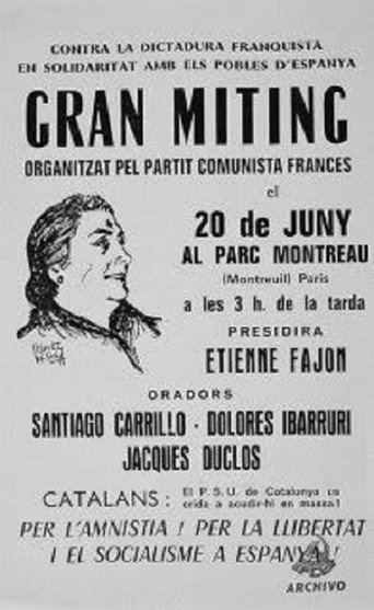 Movie poster for París, 20 de juny de 1971. Miting á Montreuil (1971)