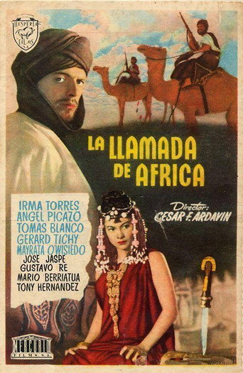 Movie poster for La llamada de África (1952)