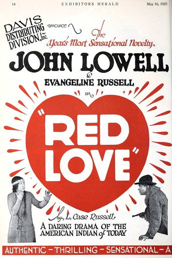 Movie poster for Red Love (1925)