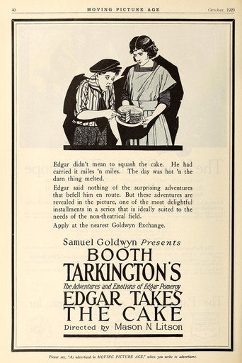 Movie poster for Edgar Takes the Cake (1920)