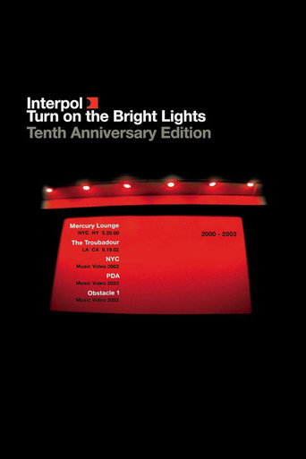 Movie poster for Interpol: Turn on the Bright Lights 10th Anniversary (2012)