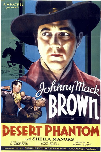 Movie poster for Desert Phantom (1936)