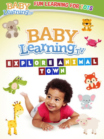 Movie poster for BabyLearning.tv: Explore Animal Town (2023)