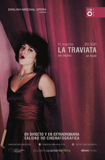 Movie poster for Verdi's La Traviata - English National Opera (2015)