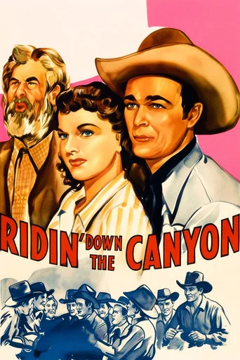 Movie poster for Ridin' Down the Canyon (1942)